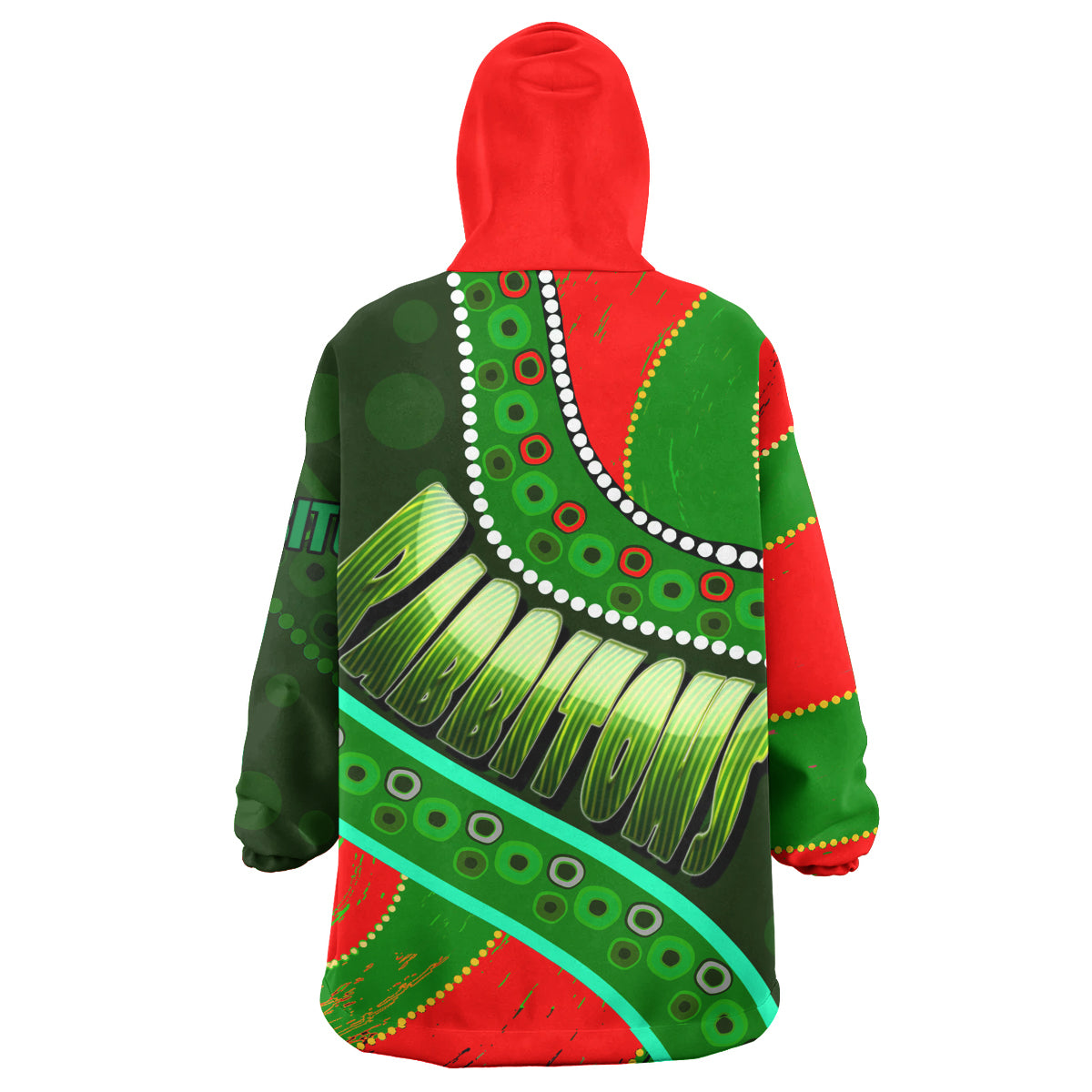 rabbitohs-aboriginal-rugby-snug-hoodie-the-indigenous-bunniess-army-with-aboriginal-culture-oodie-blanket