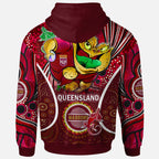 queensland-rugby-league-team-hoodie-custom-qld-maroons-cane-toads-with-aboriginal-art-personalised-player-and-number-hoodie