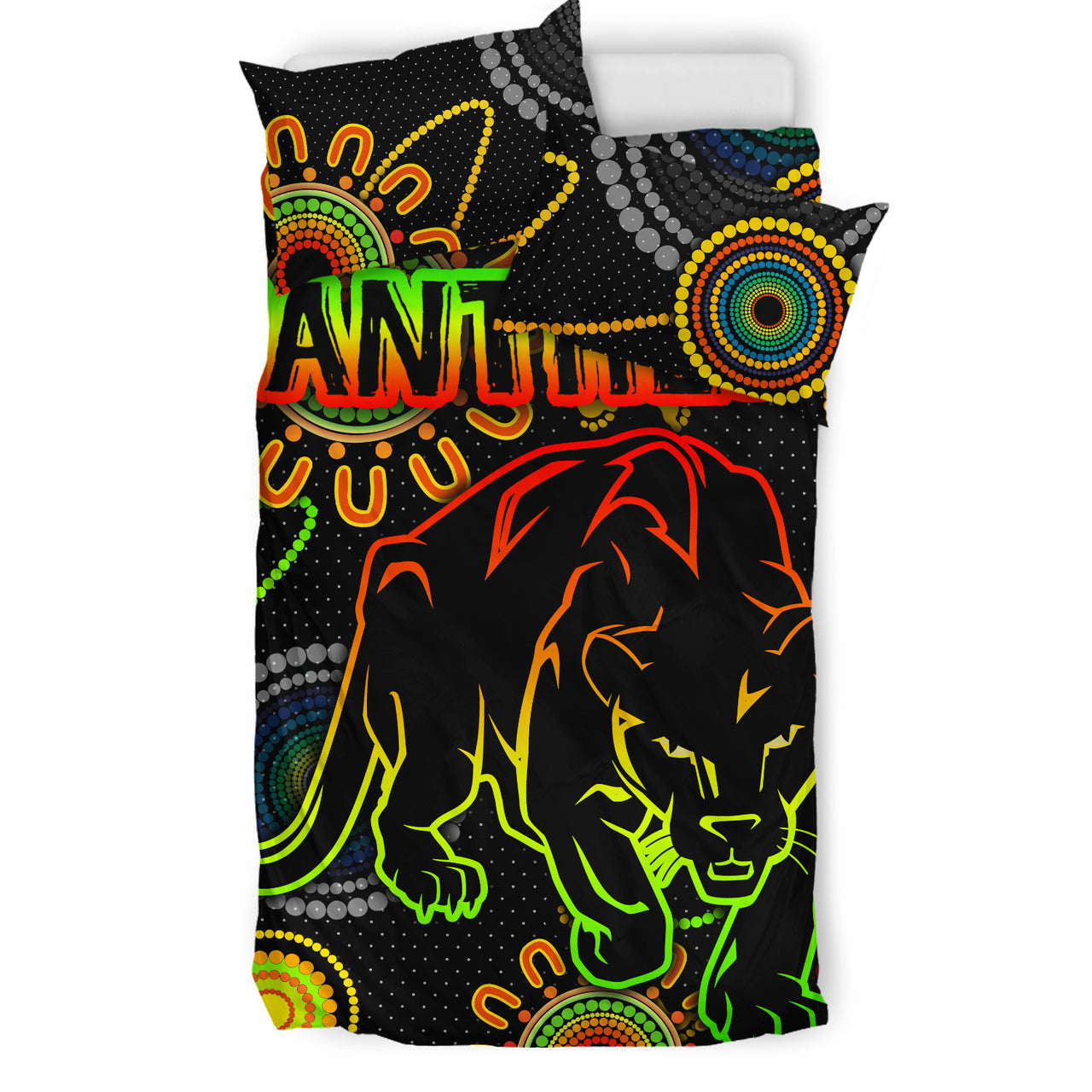 panthers-rugby-bedding-set-custom-indigenous-black-panthers-bedding-set