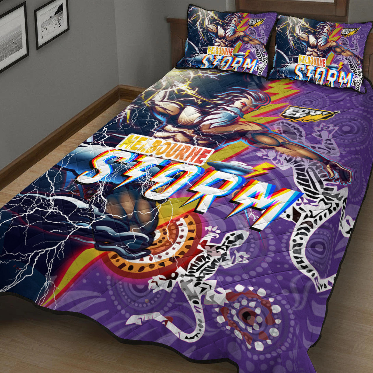 storm-aboriginal-rugby-quilt-bed-set-super-storm-thunder-power-1