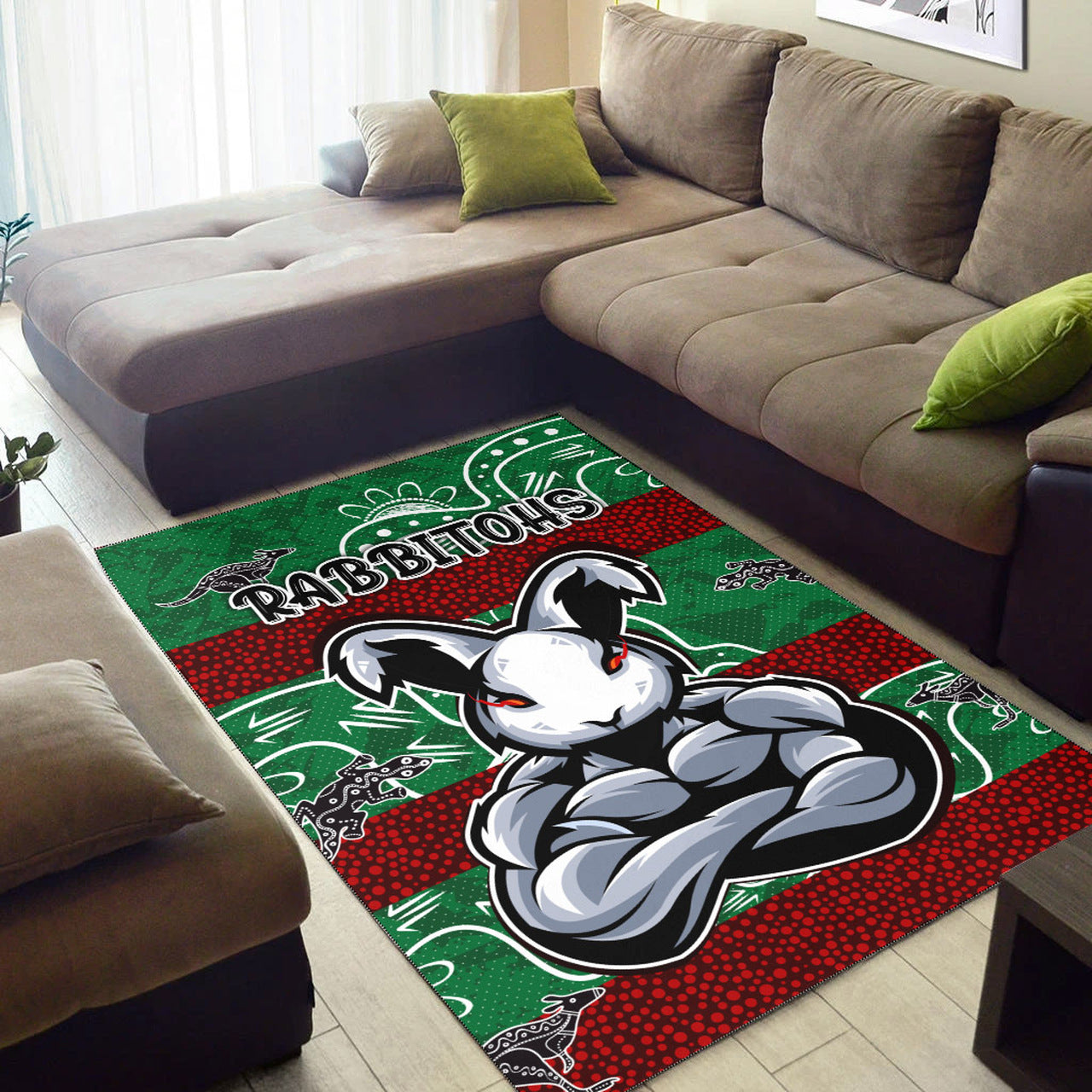 rabbitohs-rugby-area-rug-custom-indigenous-super-rabbitohs-area-rug