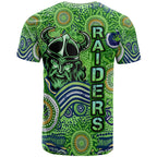 raiders-rugby-naidoc-week-watercolour-dot-painting-t-shirt-custom-canberra-raiders-getting-up-standing-up-showing-up
