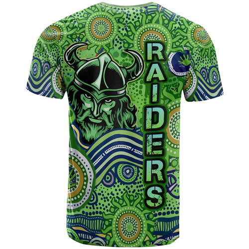 raiders-rugby-naidoc-week-watercolour-dot-painting-t-shirt-custom-canberra-raiders-getting-up-standing-up-showing-up
