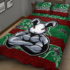 rabbitohs-quilt-bed-set-custom-indigenous-super-rabbitohs-quilt-bed-set