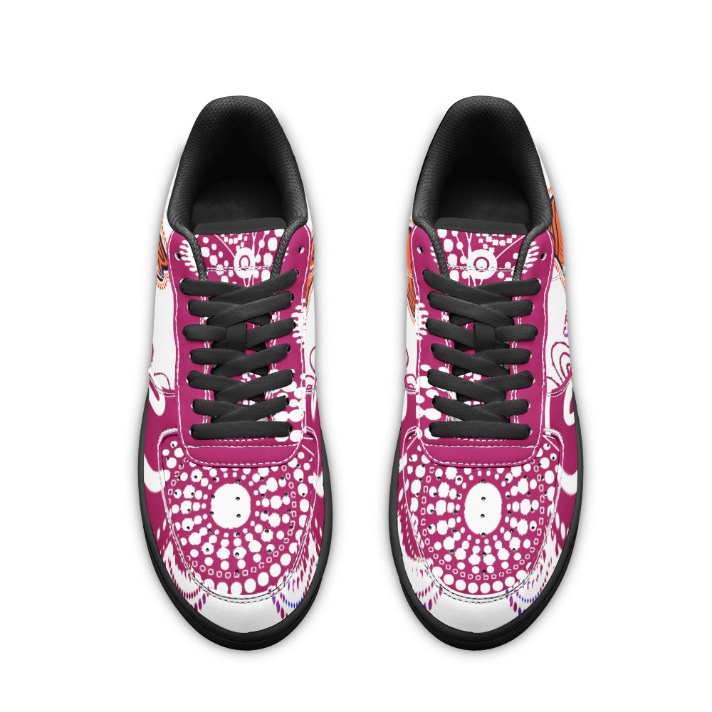 queensland-rugby-league-team-low-top-sneakers-f1-maroons-indigenous-kangaroo-state-of-origin-dot-art-painting-low-top-sneakers