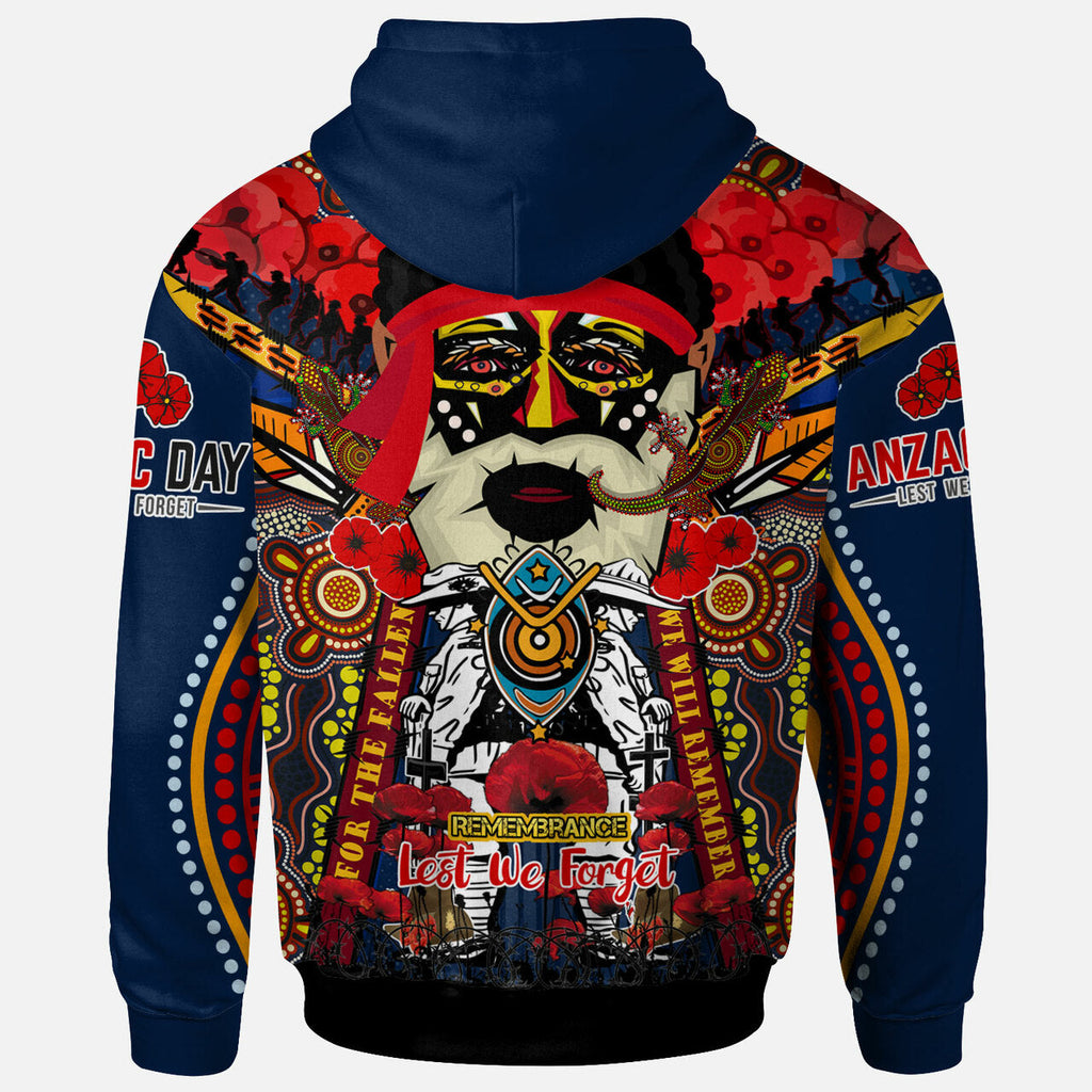 all-stars-rugby-aboriginal-anzac-custom-watercolour-hoodie-remembrance-indigenous-dreamtime-with-poppy-flower