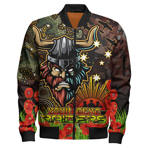 raiders-rugby-bomber-jacket-custom-anzac-raiders-with-remembrance-poppy-and-indigenous-patterns-bomber-jacket