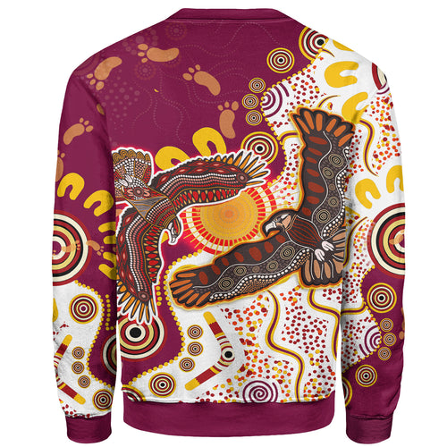 sea-eagles-aboriginal-rugby-sweatshirt-custom-double-sea-eagles-with-tribal-sun-and-footprints-sweatshirt