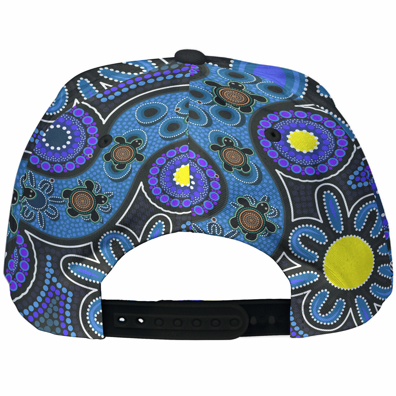 cowboys-rugby-custom-aboriginal-cap-indigenous-queensland-super-cows-with-sea-turtle-scratch-style