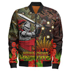 knights-rugby-bomber-jacket-custom-anzac-kinghts-with-remembrance-poppy-and-indigenous-patterns-bomber-jacket