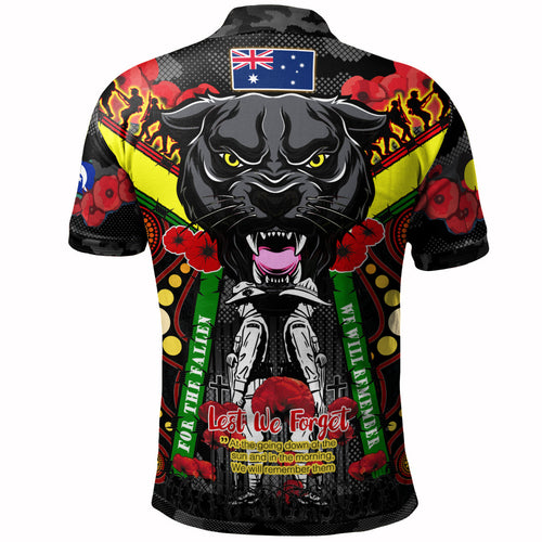 panthers-rugby-anzac-day-watercolour-polo-shirt-custom-remembrance-chocolate-soldiers-with-poppy-flower