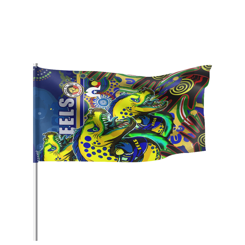 eels-rugby-naidoc-week-flag-custom-eels-getting-up-standing-up-and-showing-up-flag