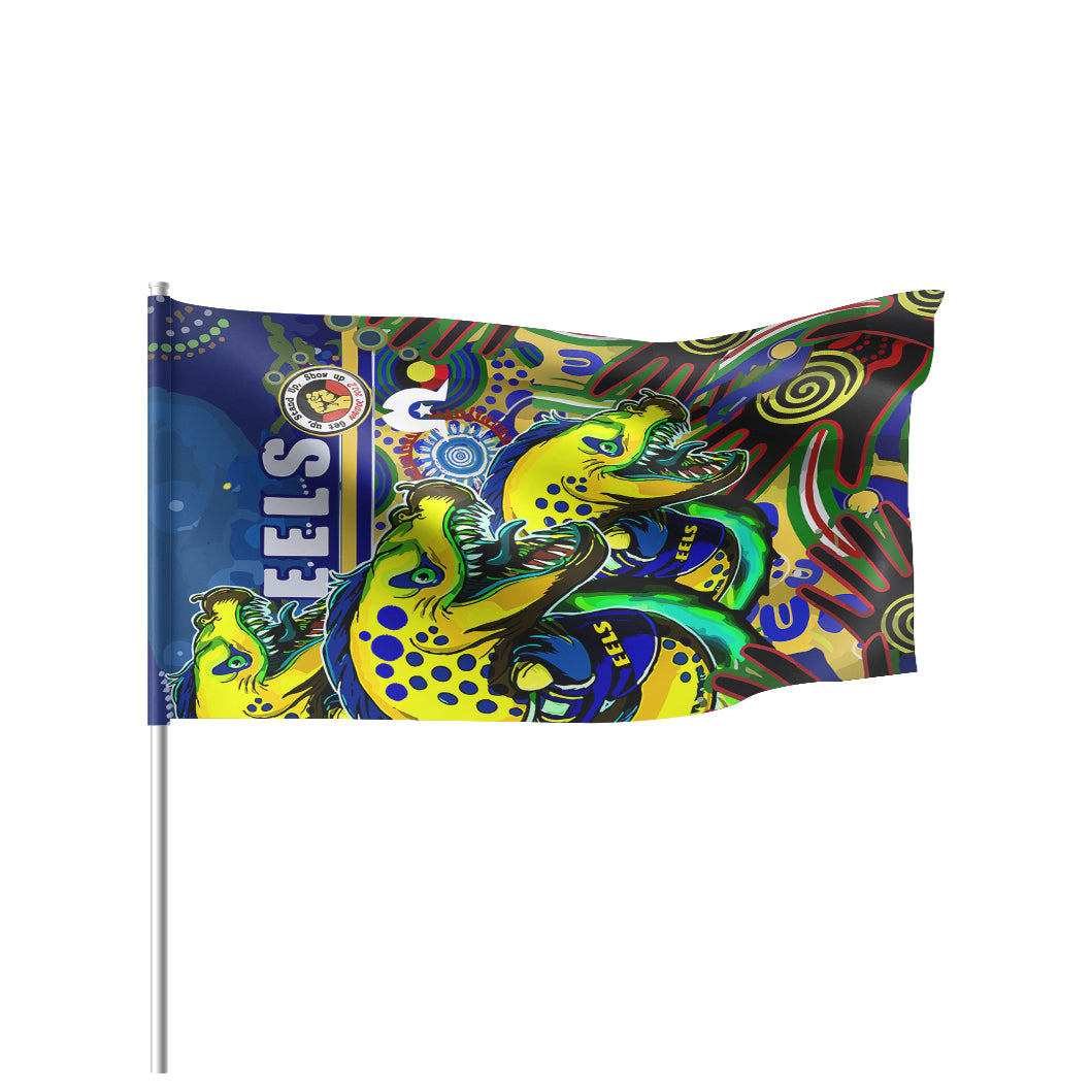 eels-rugby-naidoc-week-flag-custom-eels-getting-up-standing-up-and-showing-up-flag