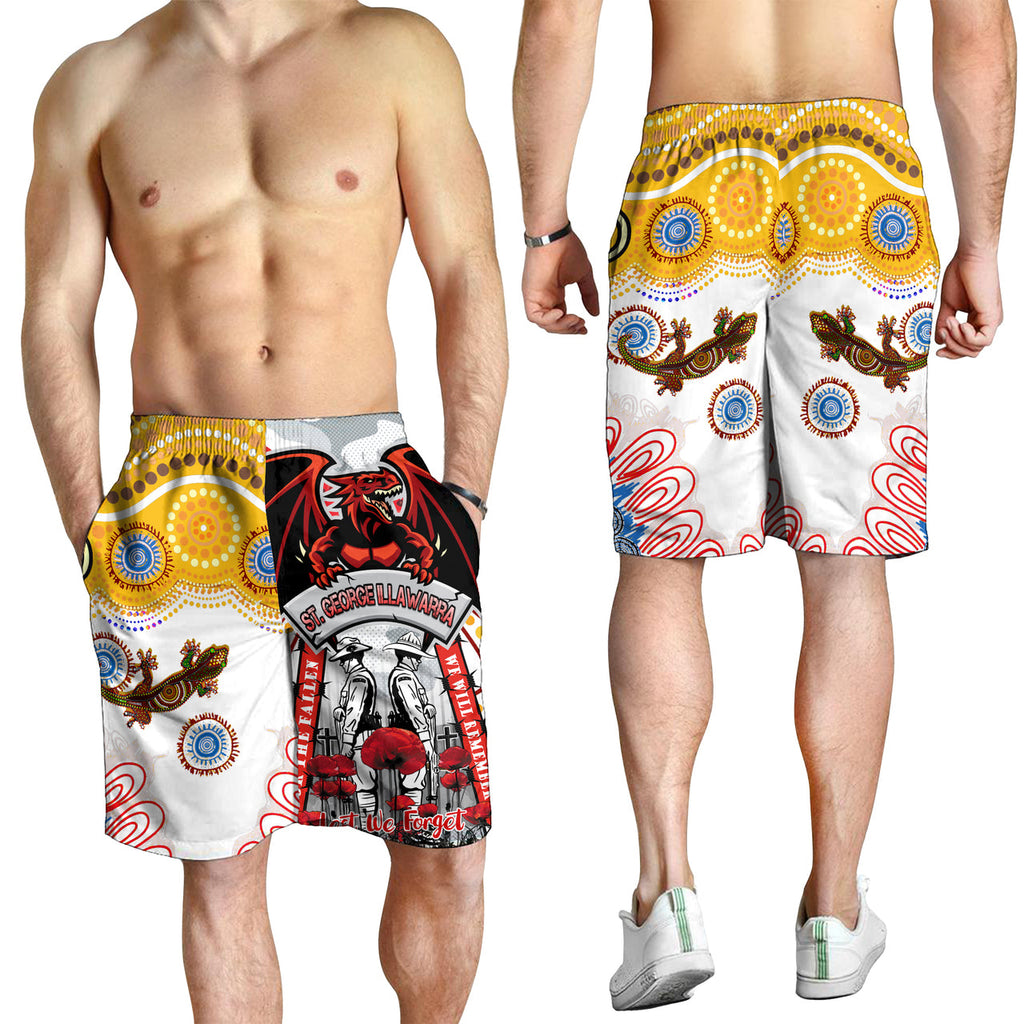 st-george-rugby-anzac-day-watercolour-custom-men-short-remembrance-dragons-with-poppy-flower