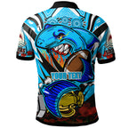 sharks-premierships-rugby-polo-shirt-custom-go-sharkies-champion-claw-scratch-aboriginal-culture-polo-shirt