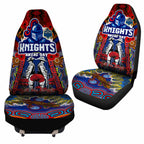 knights-rugby-anzac-custom-watercolour-car-seat-cover-remembrance-indigenous-newcastle-knights-with-poppy-flower