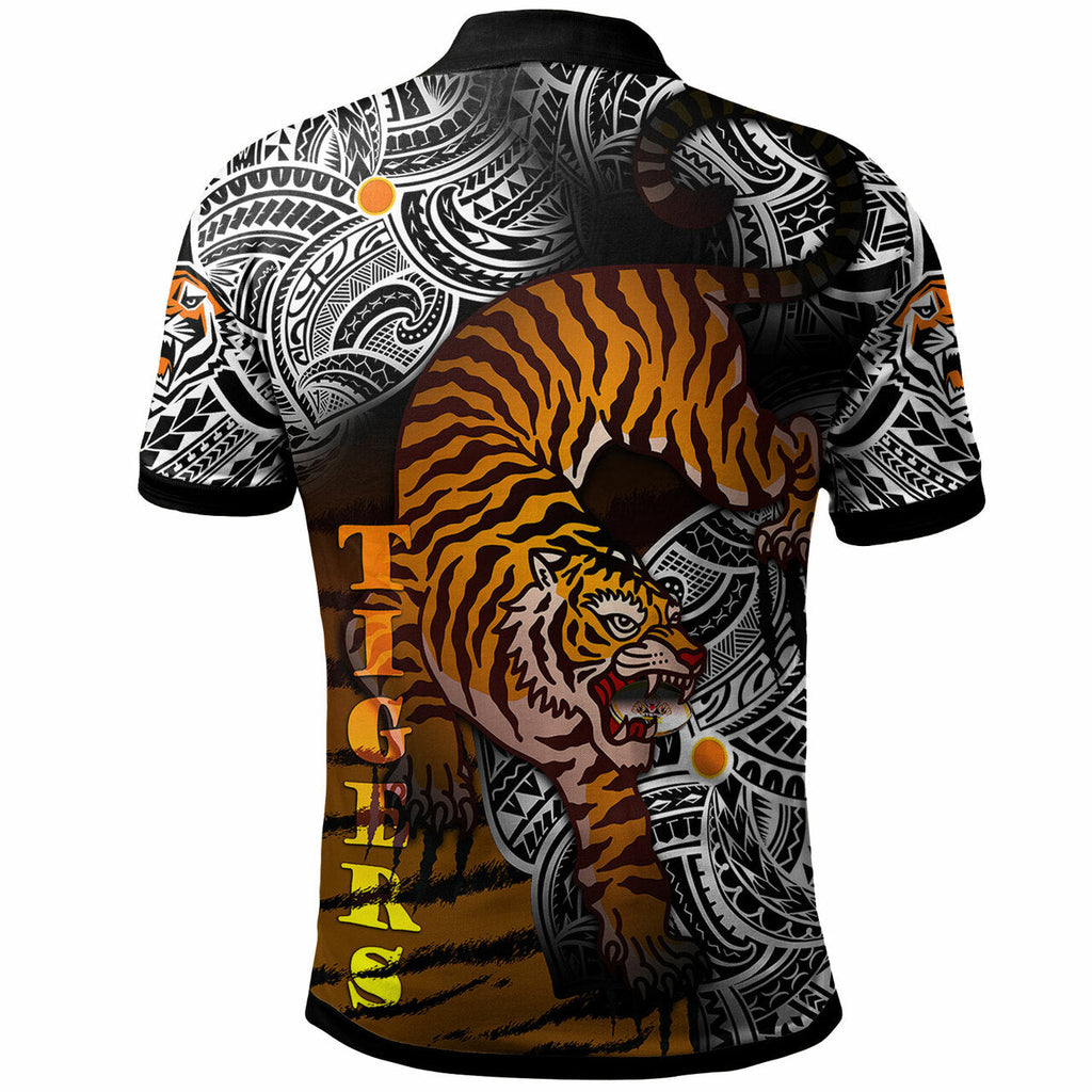 tigers-rugby-polynesian-polo-shirt-custom-wild-west-tigers