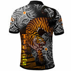 tigers-rugby-polynesian-polo-shirt-custom-wild-west-tigers
