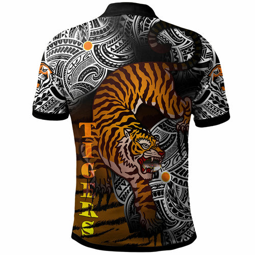 tigers-rugby-polynesian-polo-shirt-custom-wild-west-tigers