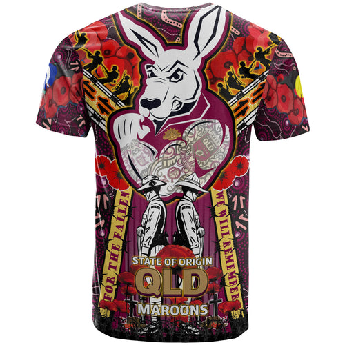maroons-rugby-aboriginal-anzac-custom-watercolour-t-shirt-remembrance-maroons-canetoads-queenslanders-with-poppy-flower