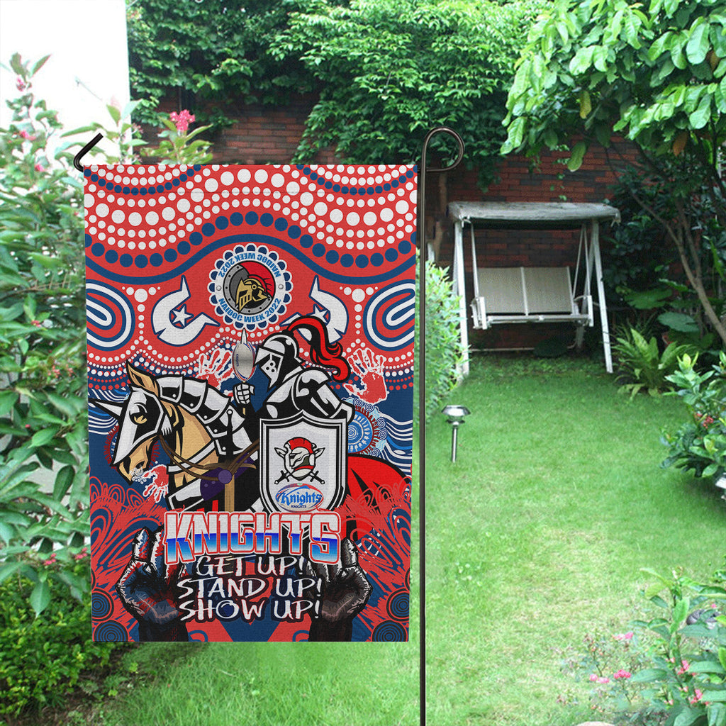 knights-rugby-naidoc-week-flag-custom-indigenous-newcastle-knights-get-up-stand-up-show-up-flag