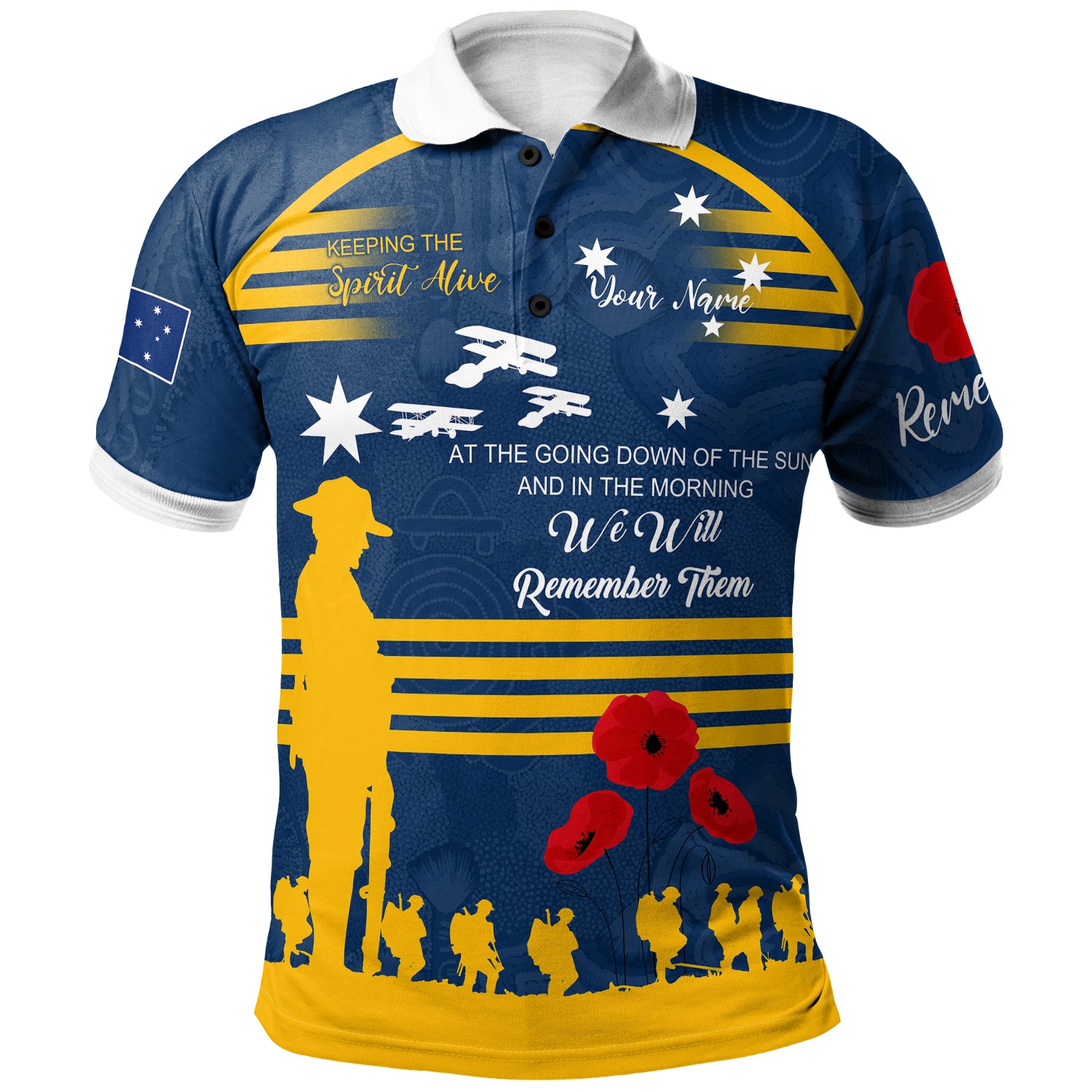 australia-parramatta-anzac-custom-polo-shirt-keeping-the-spirit-alive-polo-shirt