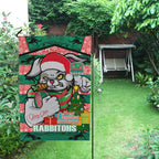 rabbitohs-christmas-rugby-custom-flag-merry-christmas-super-rabbitohs-with-rugby-ball-and-aboriginal-patterns-flag