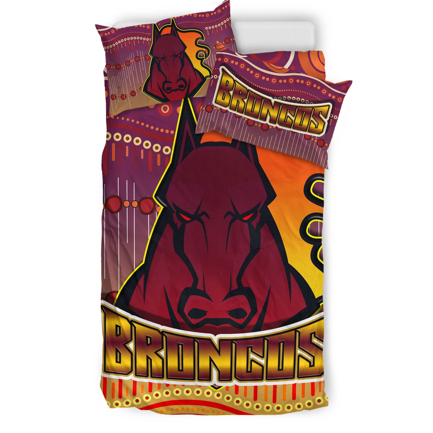 broncos-rugby-bedding-set-horse-aboriginal-patterns-bedding-set