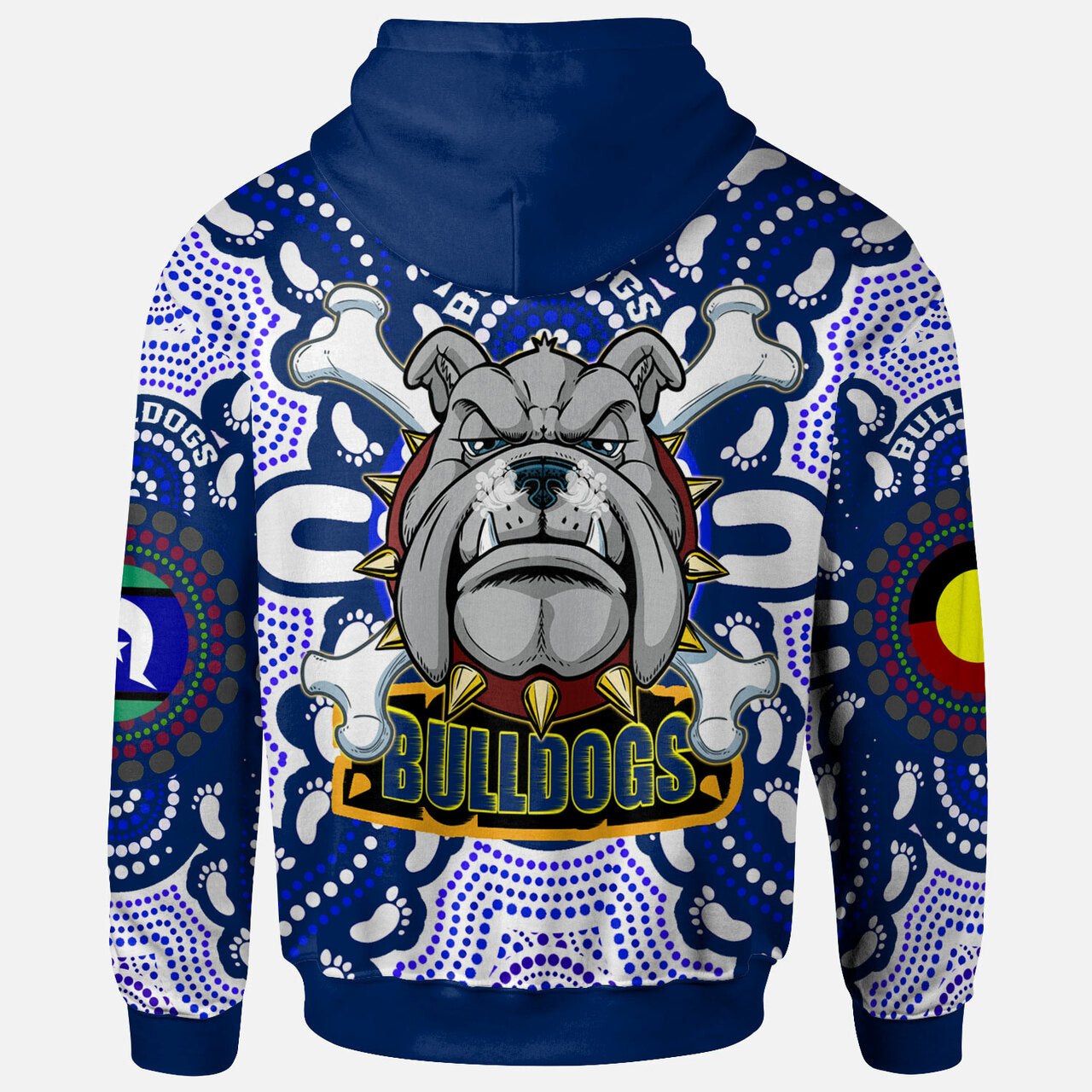 bulldogs-rugby-indigenous-custom-hoodie-canterbury-bankstown-super-berries-aboriginal-footprint
