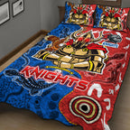 knights-aboriginal-rugby-quilt-bed-set-custom-indigenous-knights-with-aussie-lizard-and-eagle