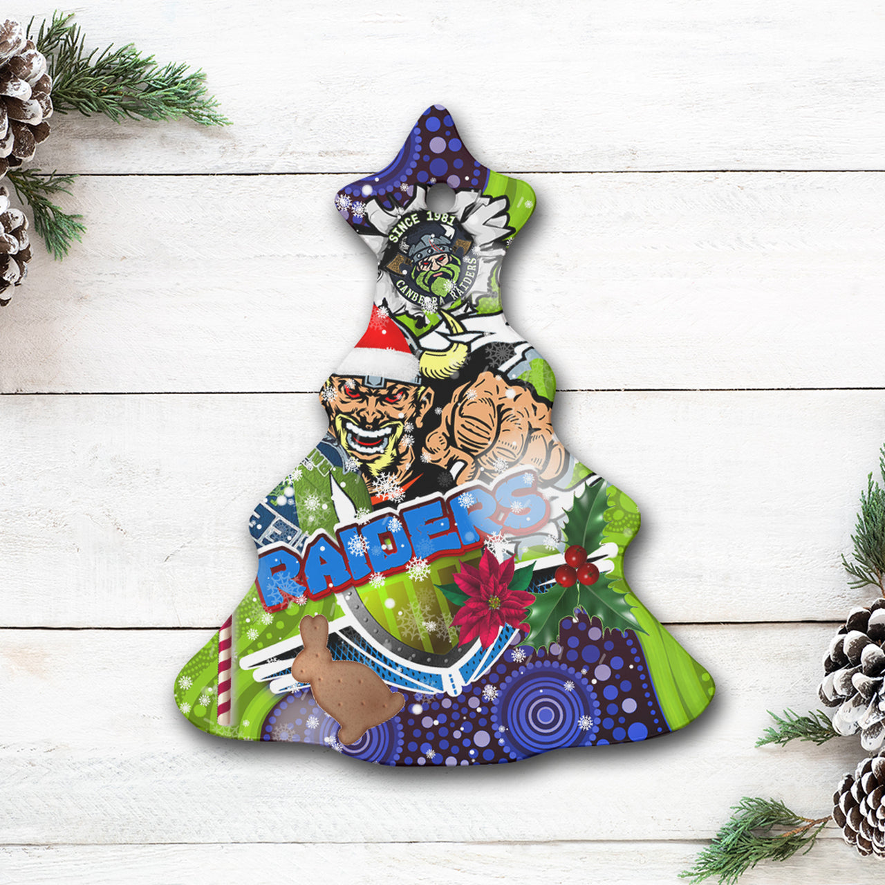 raiders-rugby-custom-aboriginal-christmas-ceramic-ornament-the-indigenous-vikings-power-scratch-style