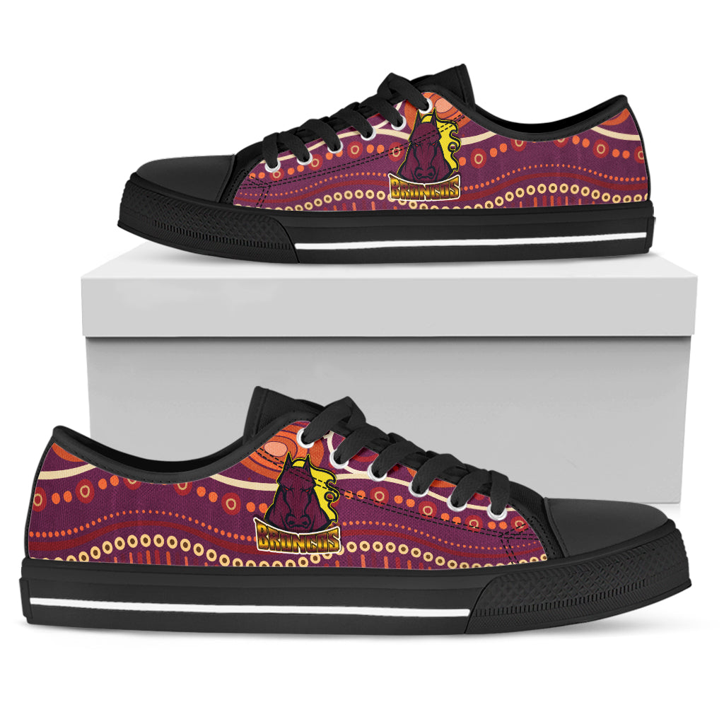 broncos-rugby-low-top-shoes-horse-aboriginal-patterns
