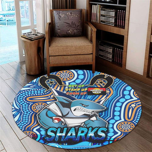 sharks-rugby-round-rug-sharks-rugby-ball-with-aboriginal-culture-and-naidoc-week-get-up-stand-up-show-up-round-rug