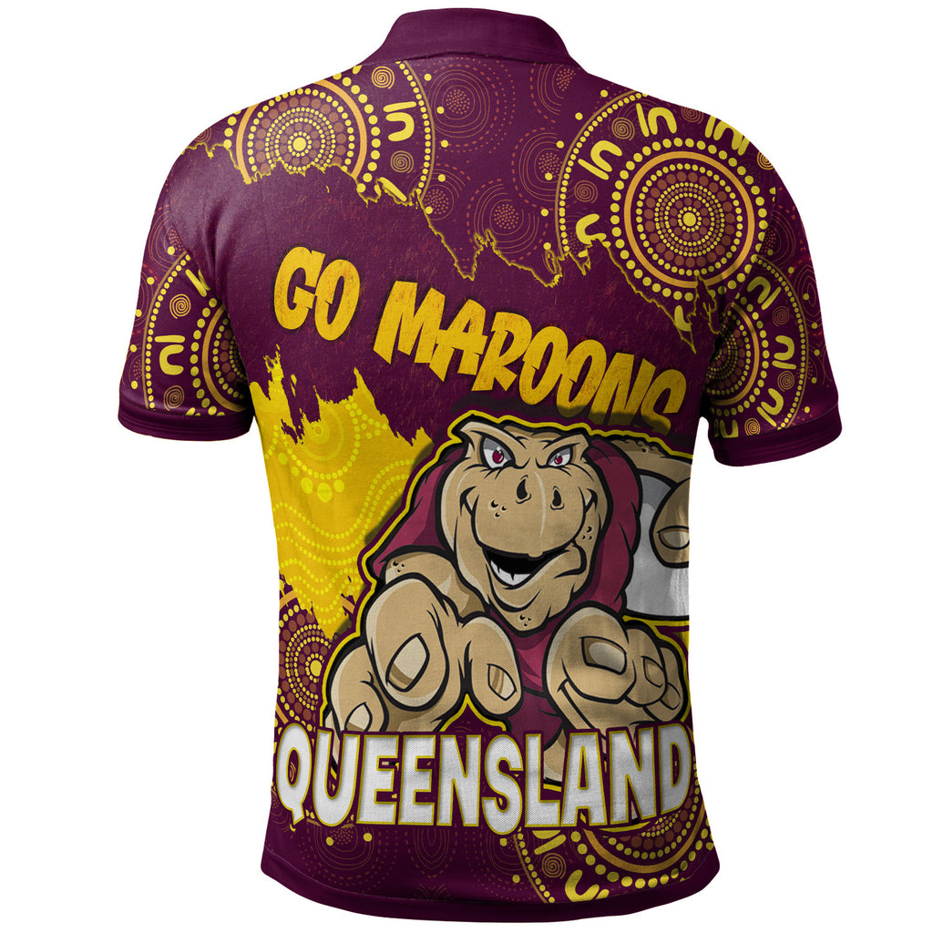 queensland-rugby-league-team-polo-shirt-custom-qld-cane-toad-state-of-origin-aboriginal-wrap-polo-shirt