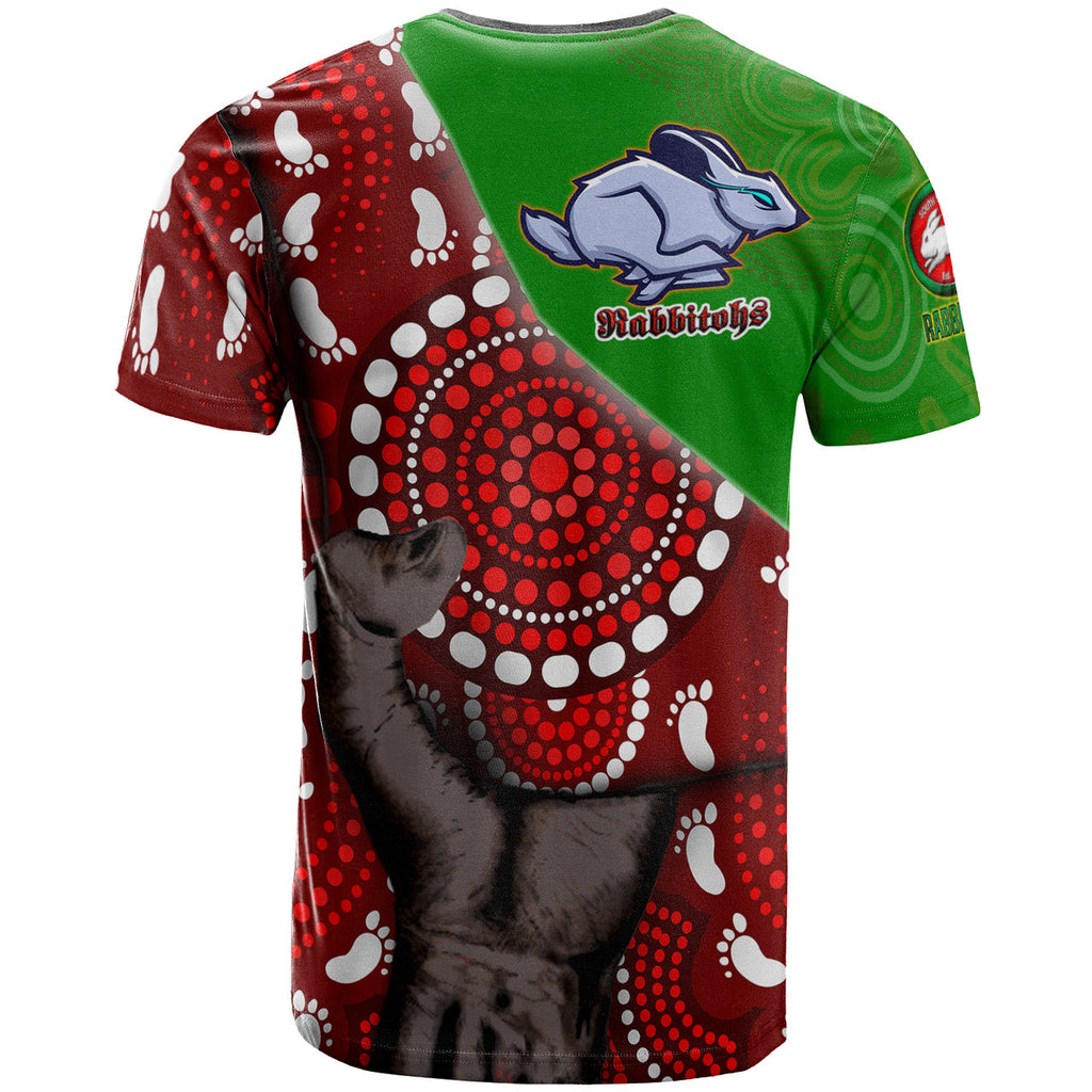 rabbitohs-rugby-aboriginal-custom-patronage-t-shirt-south-sydney-rabbitohs-bloods-in-my-veins