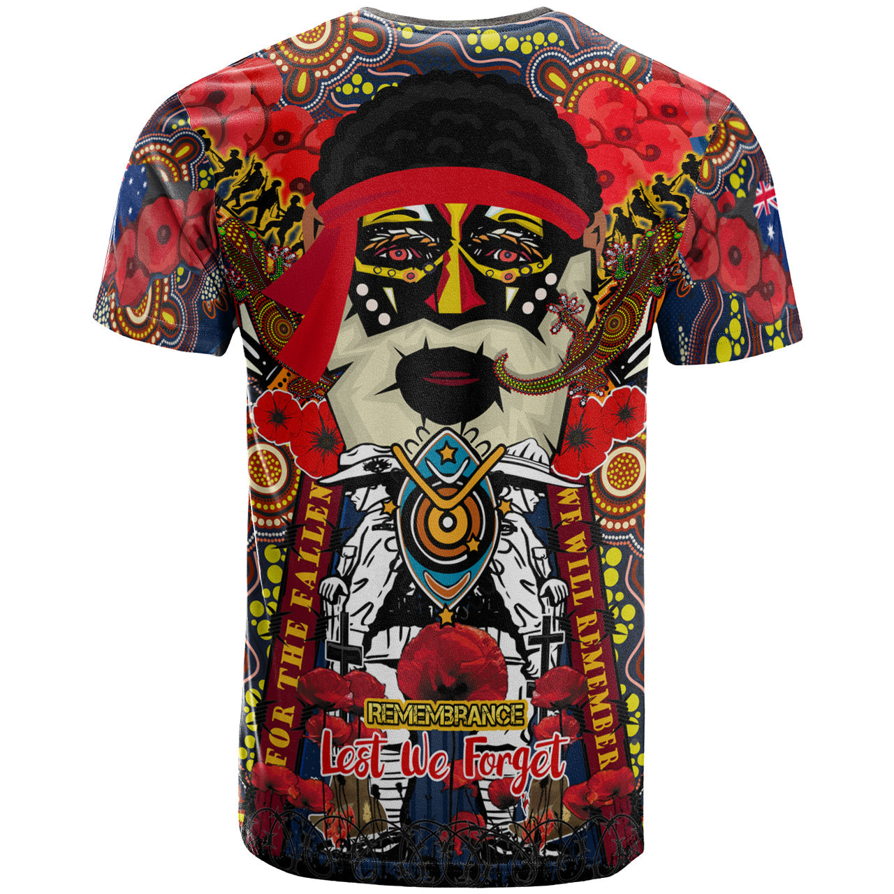 all-stars-rugby-anzac-day-custom-watercolour-t-shirt-remembrance-indigenous-dreamtime-with-poppy-flower