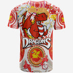 st-george-rugby-t-shirt-custom-st-george-illawarra-dragons-mascot-with-aboriginal-art-personalised-player-and-number-t-shirt