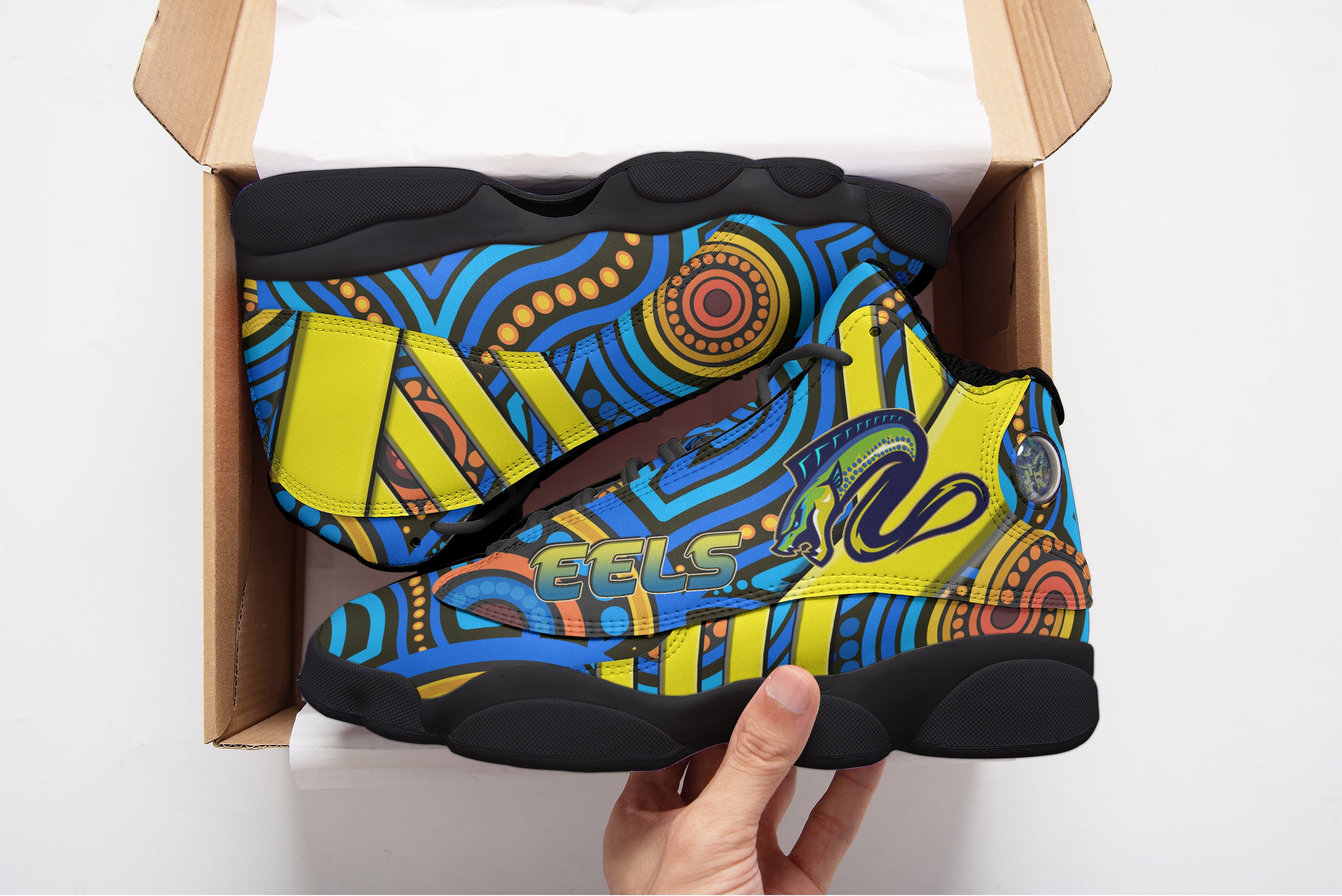 eels-rugby-high-top-basketball-shoes-j13-electric-eel-with-aboriginal-patterns-sneakers-j13