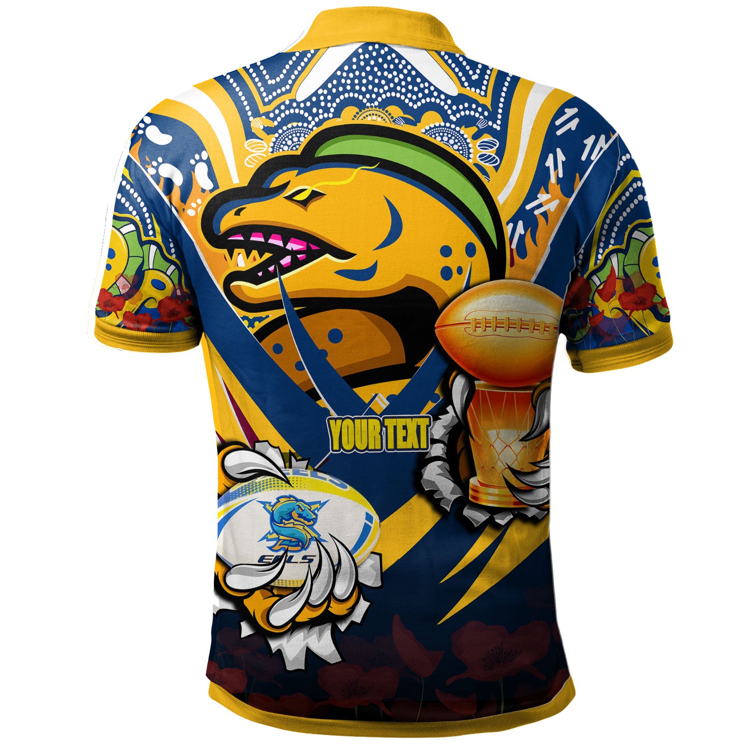 eels-premierships-rugby-polo-shirt-custom-go-para-army-eels-champion-claw-scratch-aboriginal-culture-polo-shirt