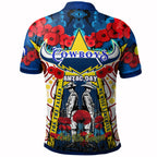 cowboys-rugby-anzac-day-watercolour-polo-shirt-custom-remembrance-cowboys-with-poppy-flower