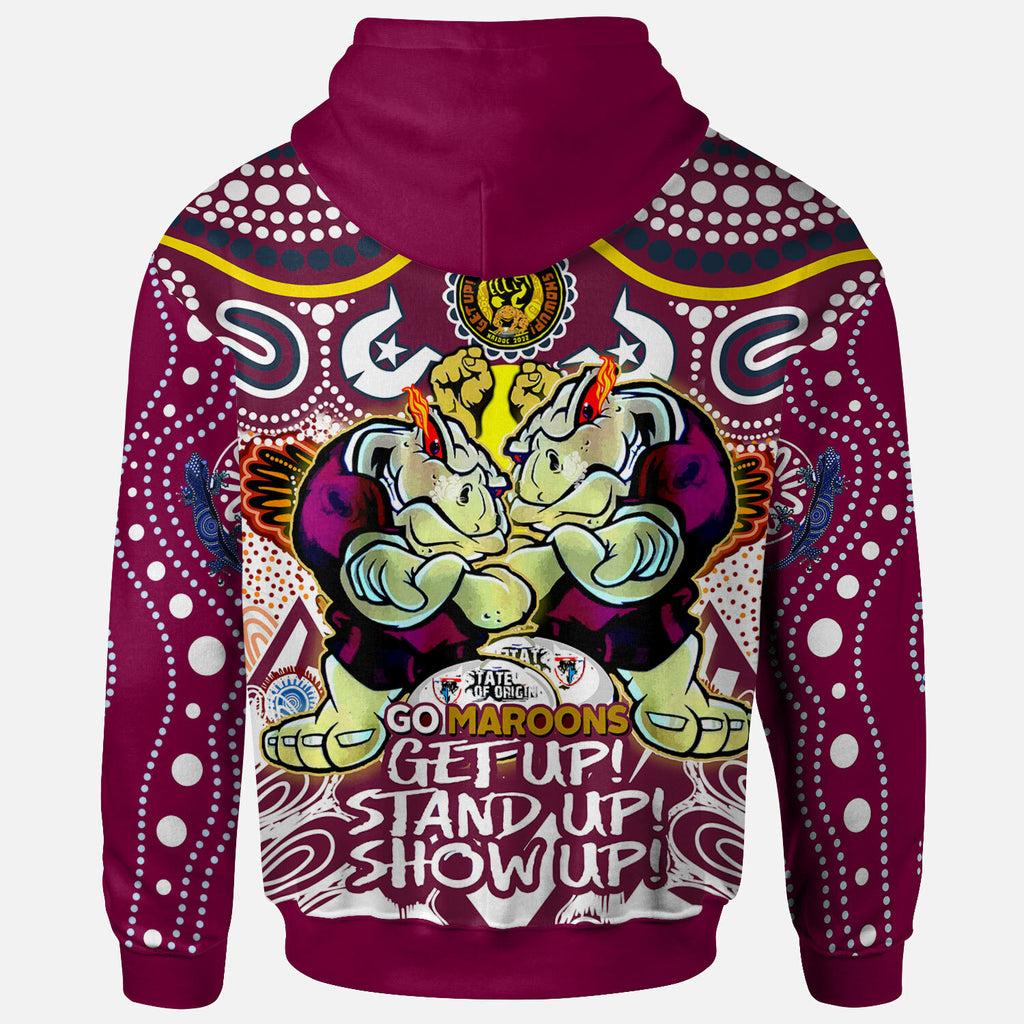 queensland-rugby-league-team-naidoc-week-hoodie-custom-qld-cane-toads-maroons-state-of-origin-get-up-stand-up-show-up-hoodie