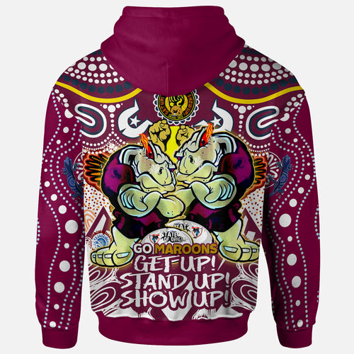 queensland-rugby-league-team-naidoc-week-hoodie-custom-qld-cane-toads-maroons-state-of-origin-get-up-stand-up-show-up-hoodie