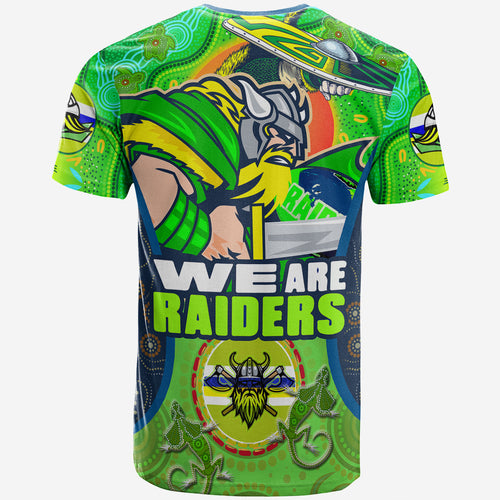 raiders-rugby-t-shirt-custom-we-are-raiders-mascot-with-aboriginal-art-personalised-player-and-number-t-shirt