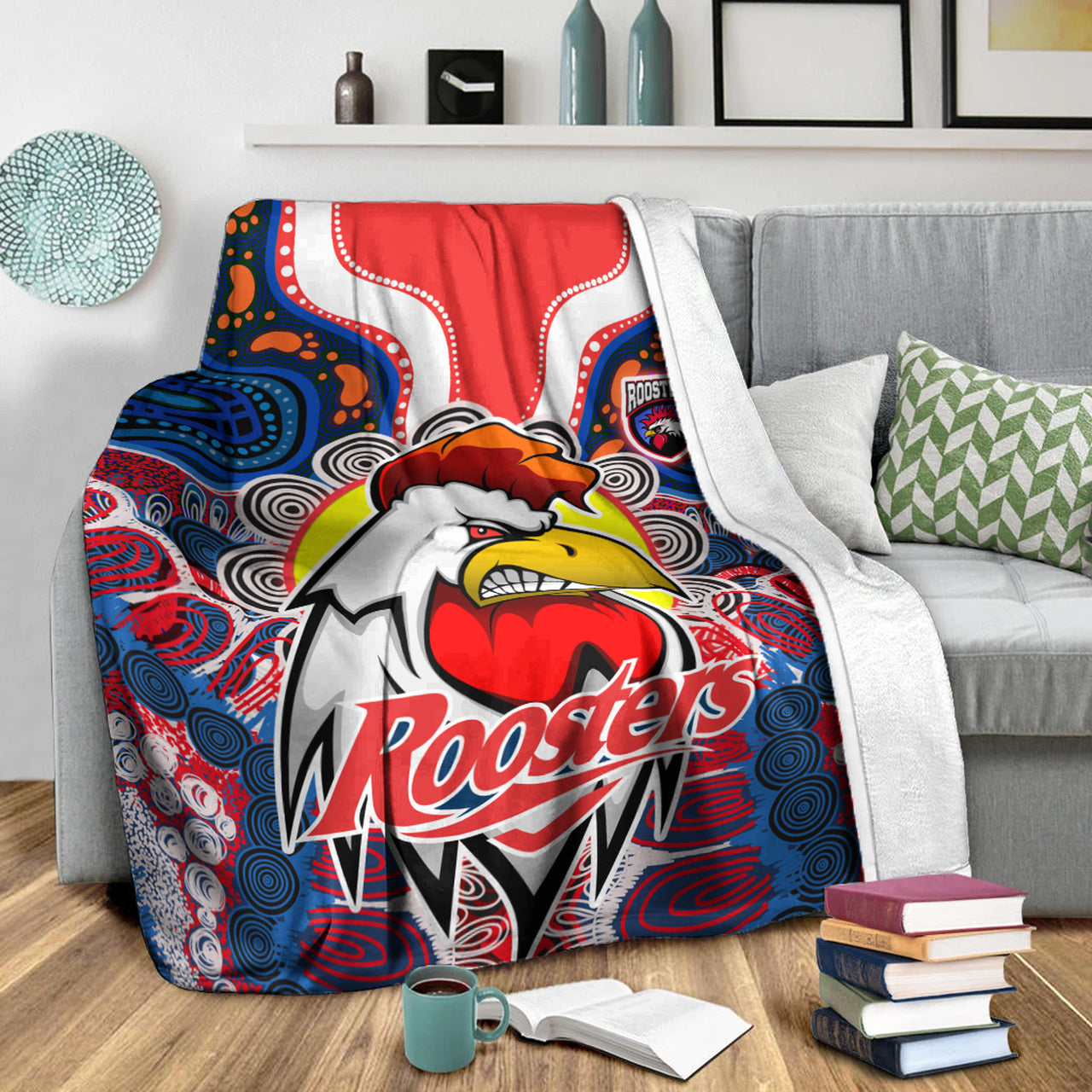 roosters-indigenous-rugby-custom-blanket-protection-under-the-sun