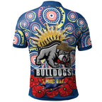 bulldogs-rugby-polo-shirt-aboriginal-and-anzac-day-with-poppy-flower-patterns-polo-shirt