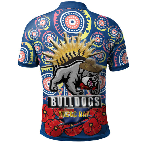 bulldogs-rugby-polo-shirt-aboriginal-and-anzac-day-with-poppy-flower-patterns-polo-shirt
