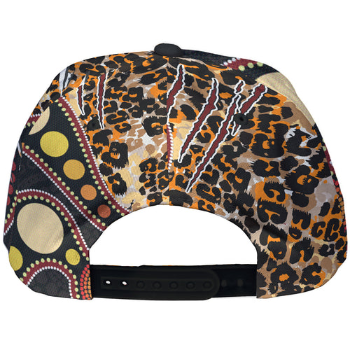 panthers-rugby-league-football-club-cap-the-indigenous-wild-black-panthers-scratch-style