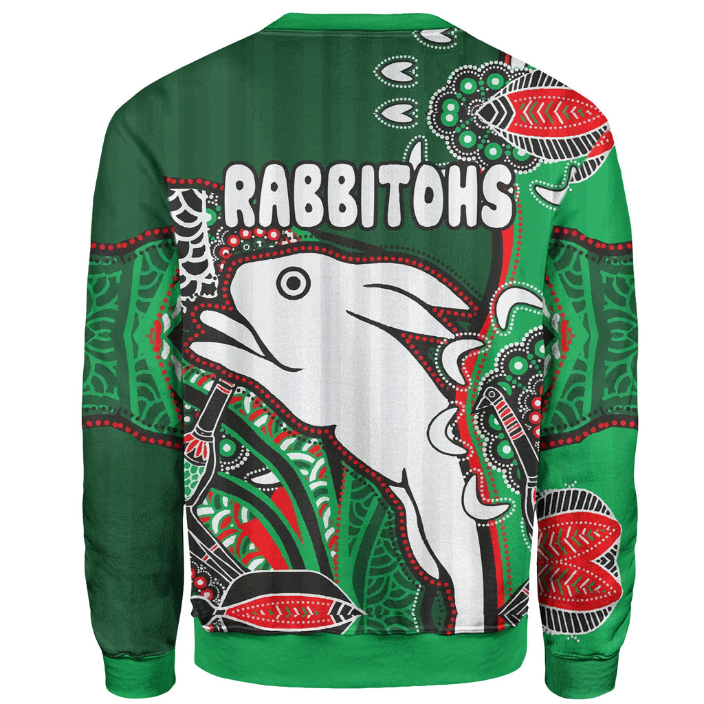 rabbitohs-rugby-custom-sweatshirt-indigenous-dreaming-rabbitohs-custom-sweatshirt