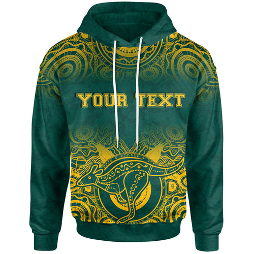 Wallabies Rugby Hoodie - Custom Aboriginal Wallabies Kangaroo Hoodie RLT13