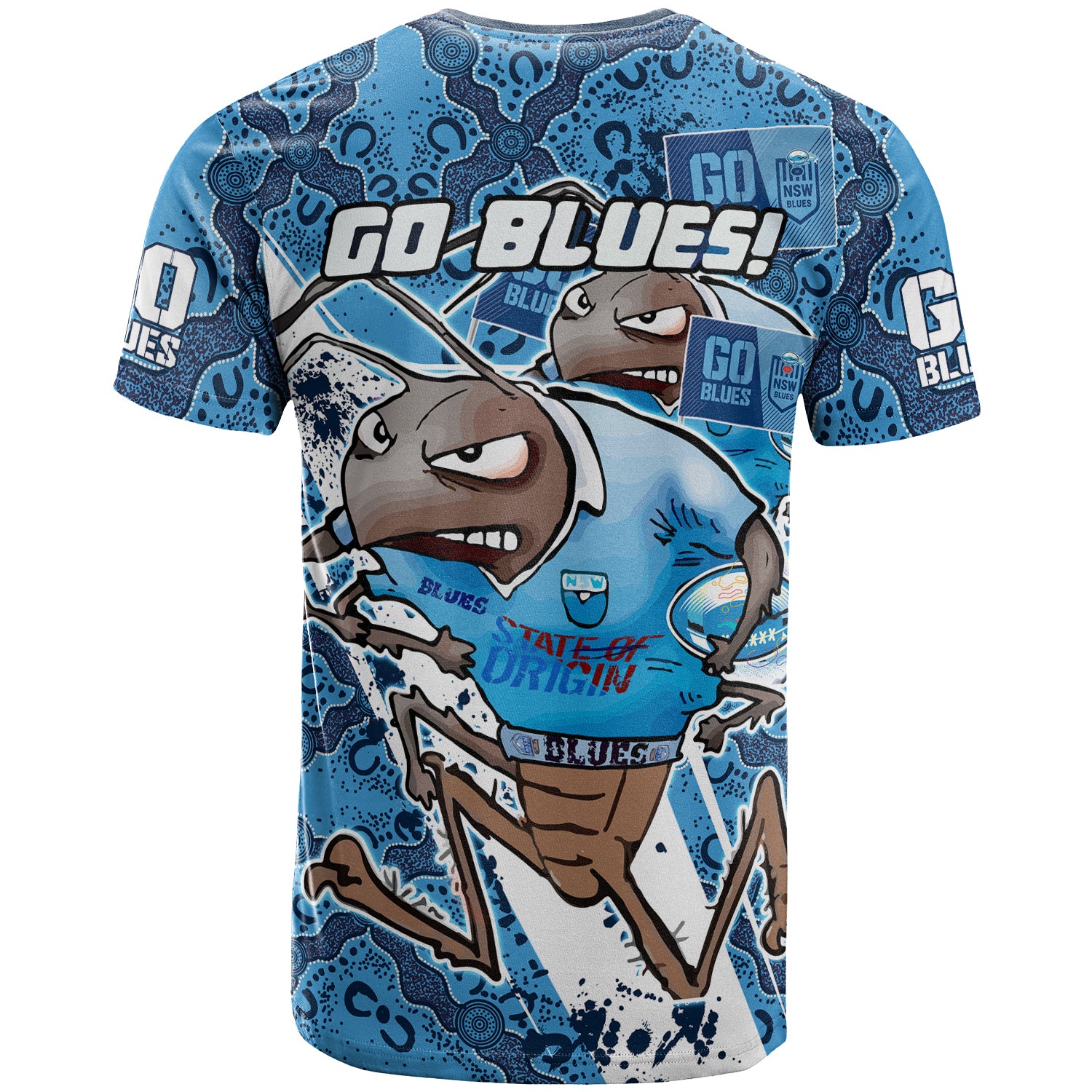 new-south-wales-rugby-league-team-t-shirt-custom-nsw-blues-super-cockroaches-with-aboriginal-culture-state-of-origin-t-shirt